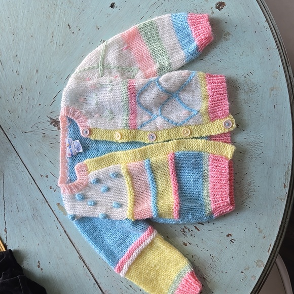 🦋 Vintage BABY KISSES Sweater - Picture 1 of 5